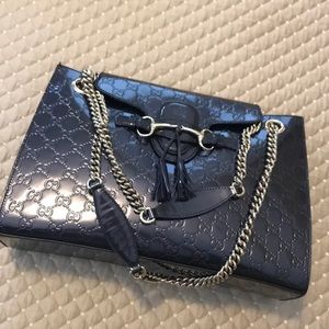 Gucci large handbag Guccissima